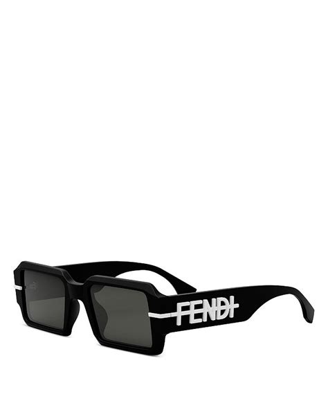 fendi rectangular 52mm sunglasses|fendi sunglasses wendy williams.